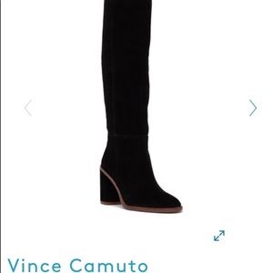 Vince Camuto Dameera knee high black boots